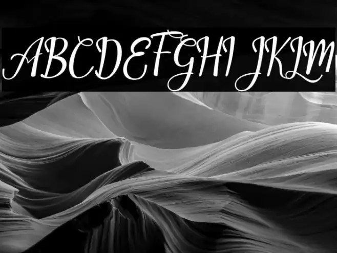 MichelleStineScript Caratteri examples