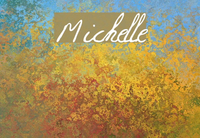 Michelle フォント examples