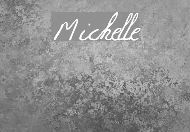 Michelle フォント examples