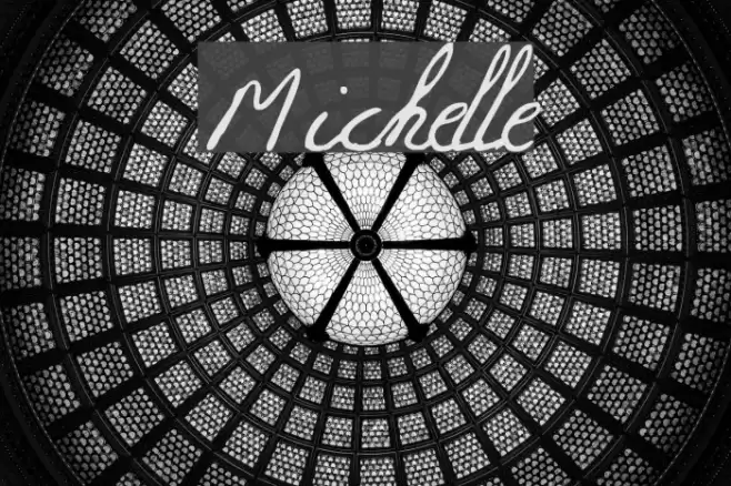 Michelle フォント examples
