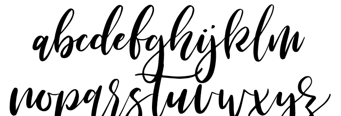 Michelles Font LOWERCASE