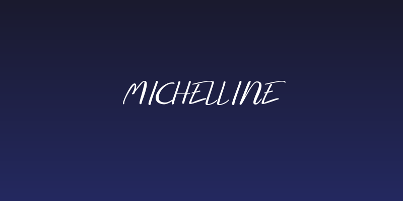 Michelline Social Header