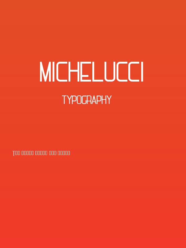 Michelucci Poster