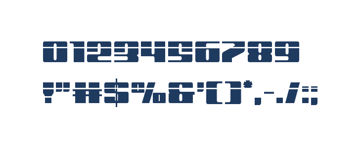 Michigan Condensed Laser Other Characters