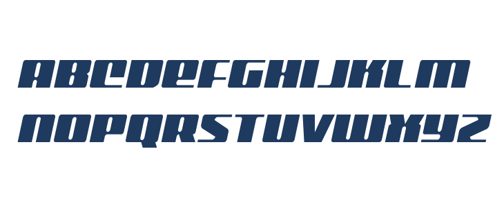 Michigan Condensed Semi-Italic Lowercase