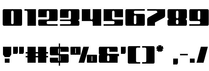 Michigan Condensed Font OTHER CHARS