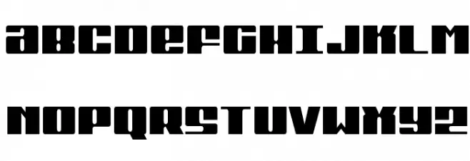 Michigan Condensed Polices MAJUSCULES