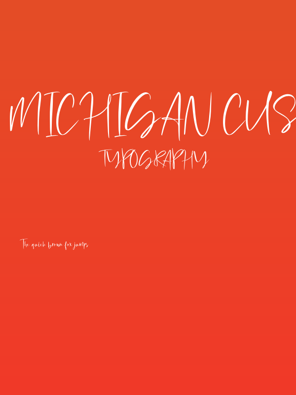 Michigan Custom Poster