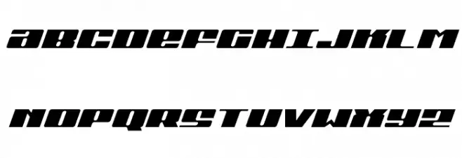 Michigan Expanded Italic Fuentes MAYÚSCULAS