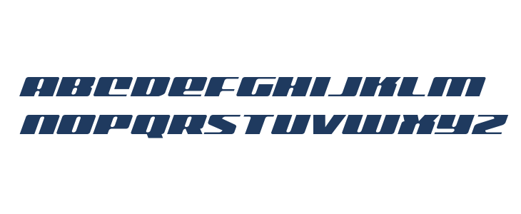 Michigan Expanded Italic Lowercase