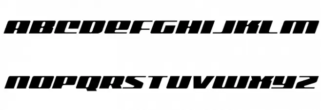 Michigan Expanded Italic خط أحرف صغيرة
