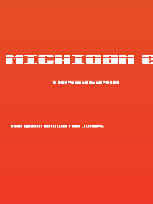 Michigan Expanded Laser Poster