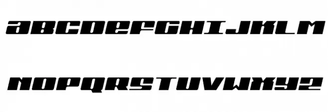 Michigan Expanded Semi-Italic Fonte MAIÚSCULAS