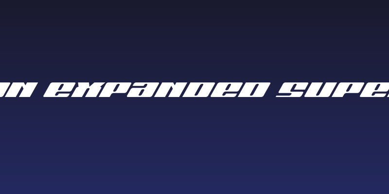 Michigan Expanded Super-Italic Social Header