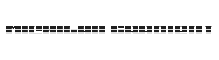 Michigan Gradient  font caratteri gratis