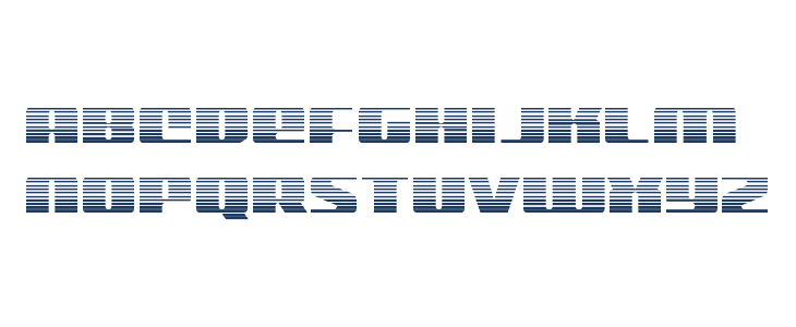 Michigan Gradient Lowercase