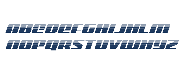 Michigan Halftone Italic Lowercase