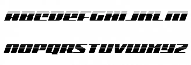 Michigan Halftone Italic Font LOWERCASE