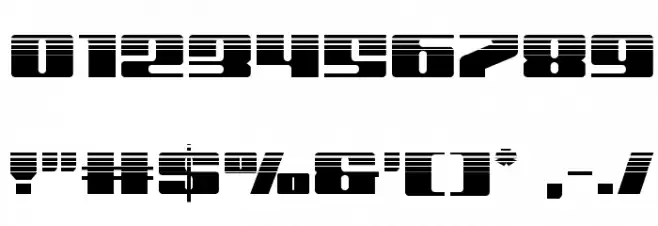 Michigan Halftone Font OTHER CHARS