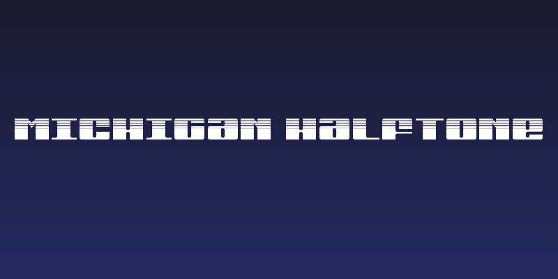 Michigan Halftone Social Header