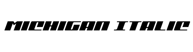 Michigan Italic Font