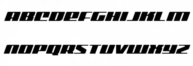 Michigan Italic Caratteri MINUSCOLO