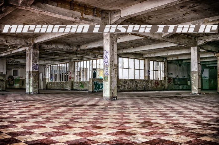 Michigan Laser Italic Example 1
