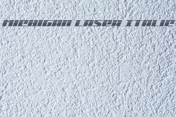 Michigan Laser Italic Example 2