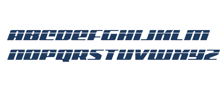 Michigan Laser Italic Lowercase