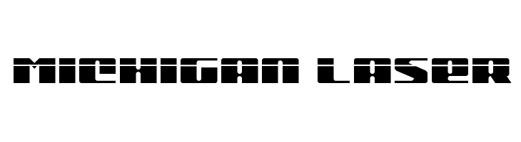 Michigan Laser  免费字体下载
