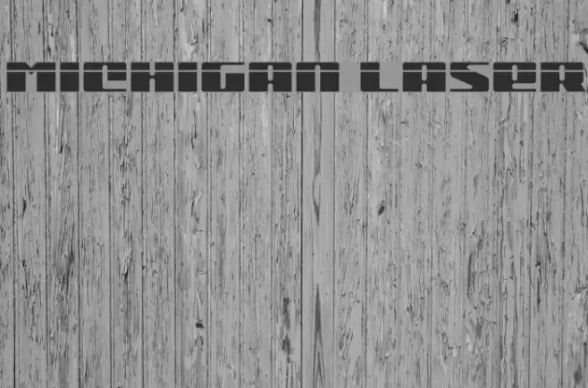 Michigan Laser Font examples
