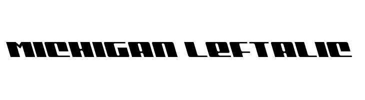 Michigan Leftalic  免费字体下载