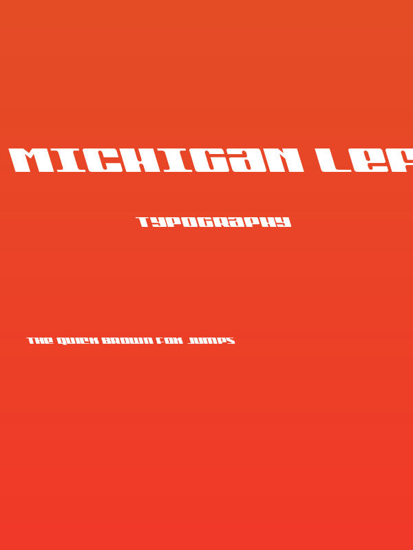 Michigan Leftalic Poster