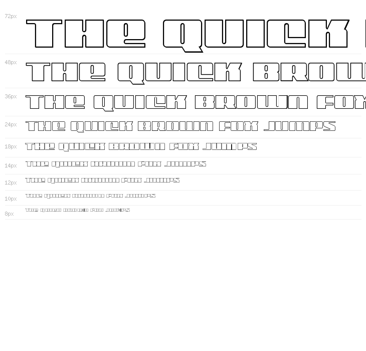 Michigan Outline Waterfall