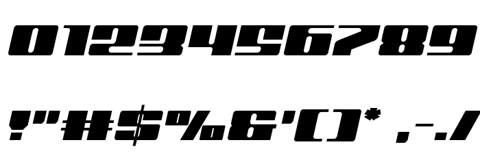 Michigan Semi-Italic Font OTHER CHARS