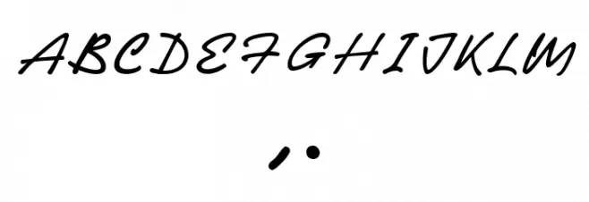 Michigan Signature Regular 字体 其它煤焦