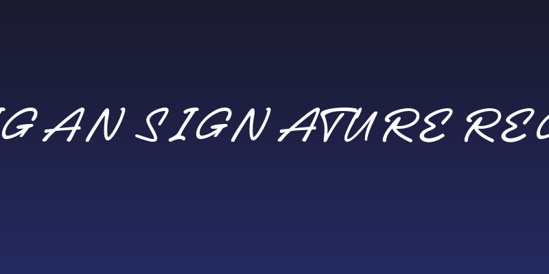 Michigan Signature Regular Social Header