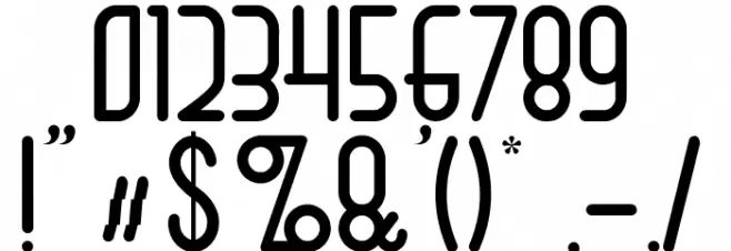 Michigan Font OTHER CHARS