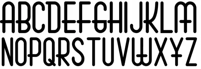 Michigan フォント 大文字