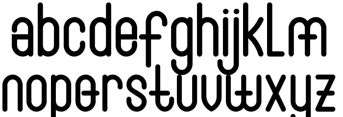 Michigan Font LOWERCASE