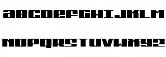 Michigan 字体 大写
