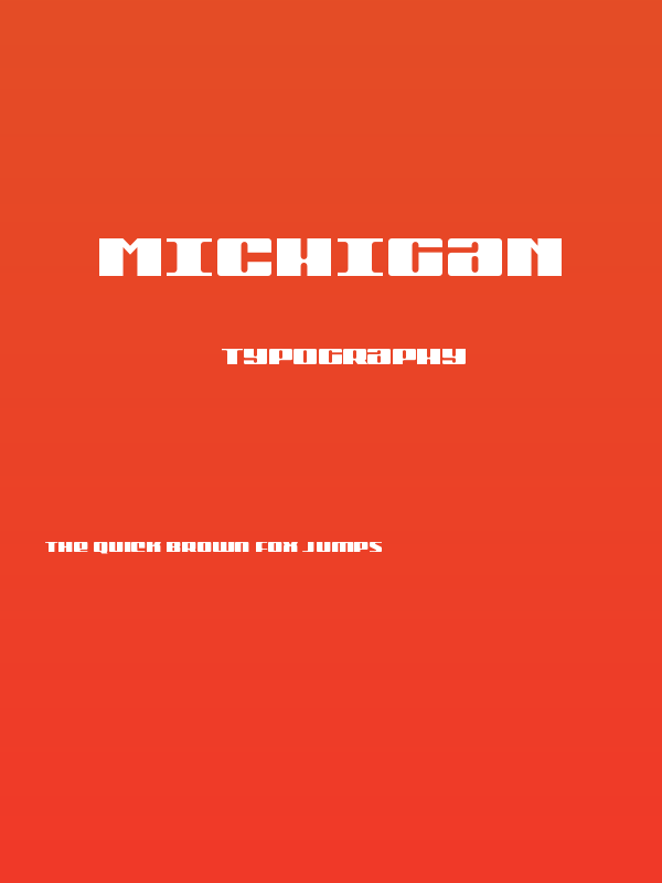 Michigan Poster