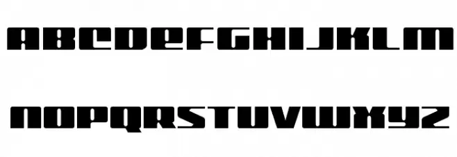 Michigan Font LOWERCASE