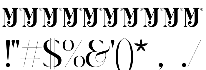 Michiya Font OTHER CHARS