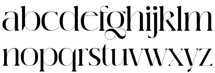 Michiya Font LOWERCASE