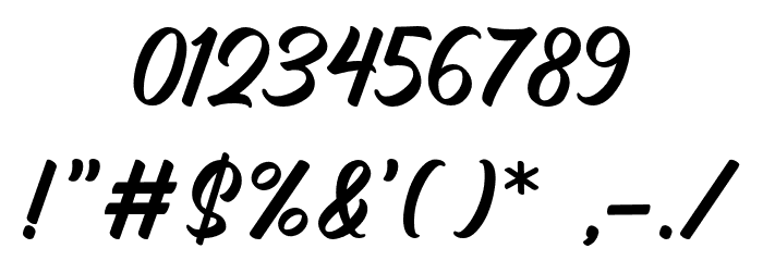 Michland Font OTHER CHARS