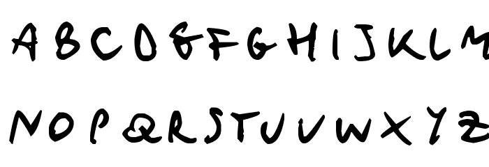 MichoMuchoMacho Font LOWERCASE