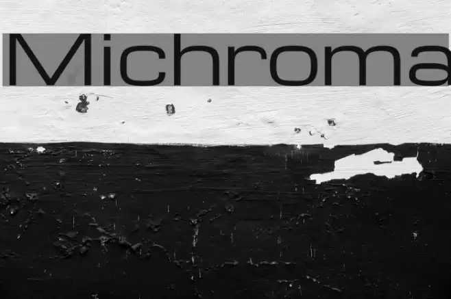 Michroma Font examples