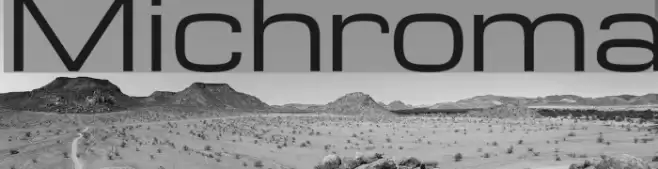 Michroma Font examples