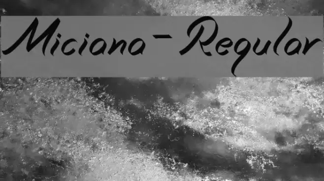 Miciana-Regular Example 2